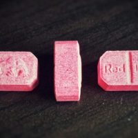100 Pills Pink Red Bull XTC MDMA 270+mg Pills (replacement for Green Minion) Super Solid Press