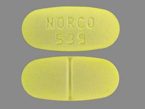 Norco (yellow tabs)